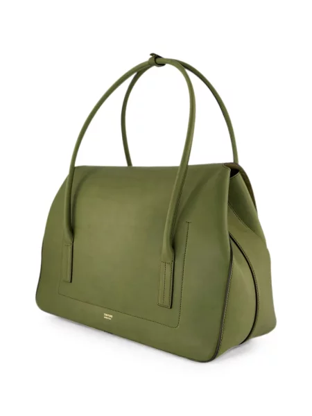 Geantă Tom Ford din piele verde