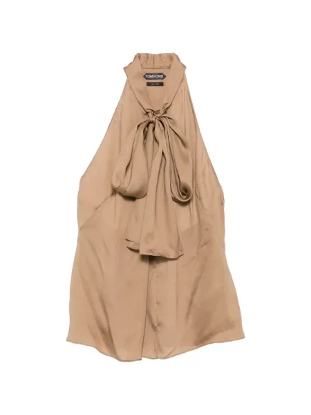 Halter nyakú felső Tom Ford barna