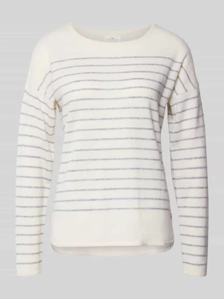 Sweter z dzianiny z czystego kaszmiru Fynch-hatton biały