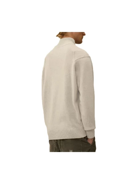 Sweter C.p. Company z kołnierzem biały