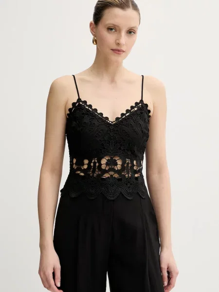 Morgan bluză OBEAU uni OBEAU negru