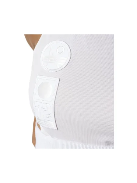 Cropp polo Adidas alb