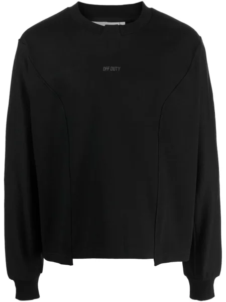 Суитчър Off Duty бродиран черно
