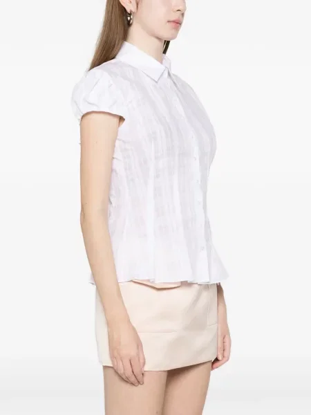 Trumpas marškiniai Alfie balta