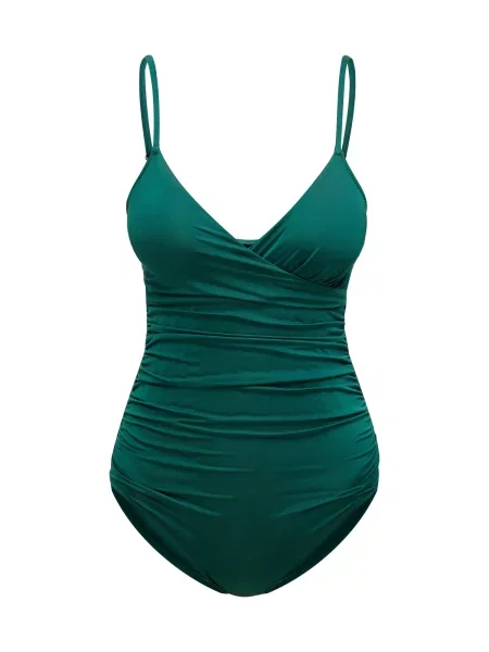 Lindex Costum de baie modelator Jess închis verde