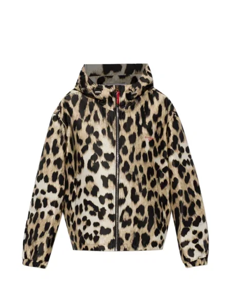 Geacă de vânt Givenchy cu model leopard din jacard