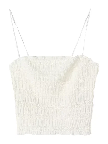 Top Bershka alb
