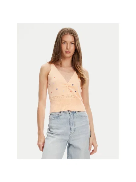 United Colors Of Benetton Τοπ Regular Fit πορτοκαλί
