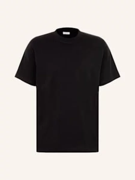 Seidensticker T-Shirt O Kroju Regular Fit schwarz czarna