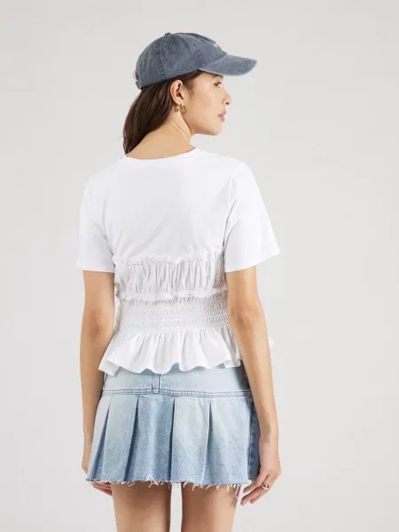 PIECES Tricou PCMARIA' alb