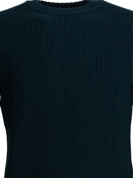 Pulover Rakki cu decolteu rotund verde