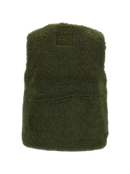 Vestă Barbour din fleece verde
