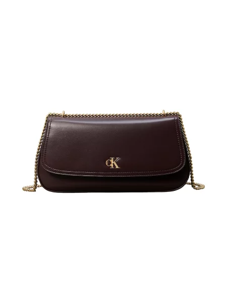 Calvin Klein Geantă Ck Convertible Chain Medium Bag Vișiniu maro
