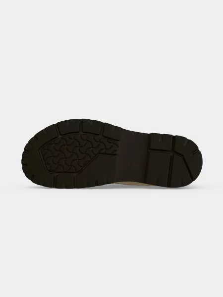 Sneakers Birkenstock Highwood Moc Lace Low Suede Leather Gray Taupe EUR 36 hnedá