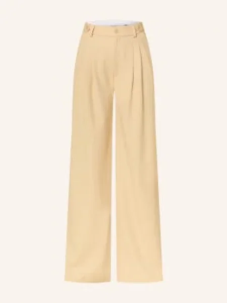 Gestuz Kalhoty Marlene Stacy tmavě žlutá