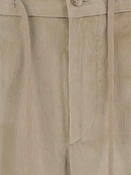 Samt hlače Tagliatore s vezicama