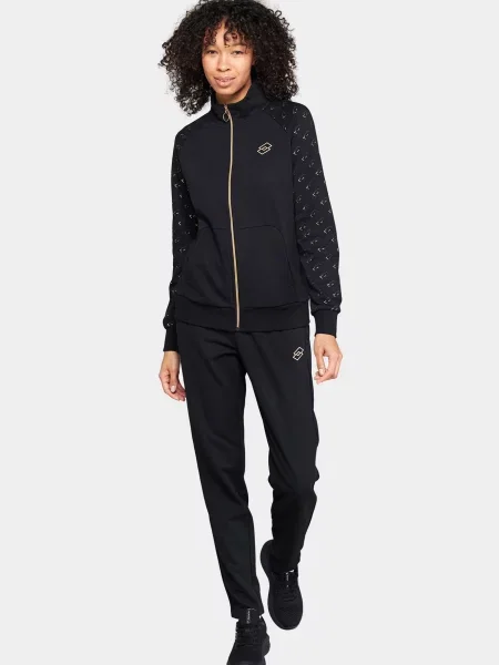 Костюмний спортивний костюм Lotto чорний