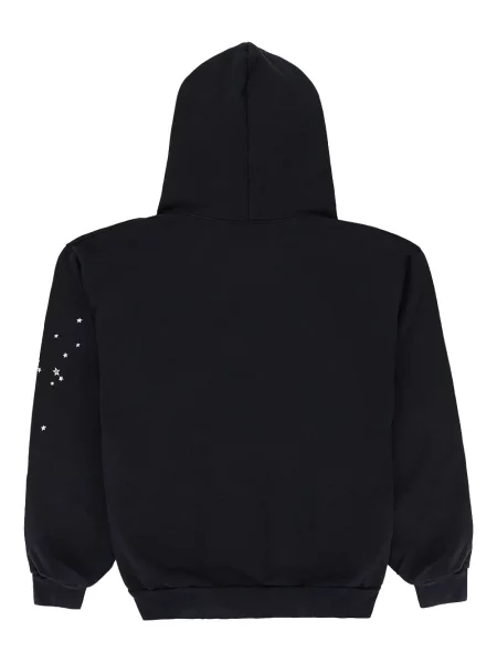Hoodie Sp5der με μοτίβο καρδιά μαύρο