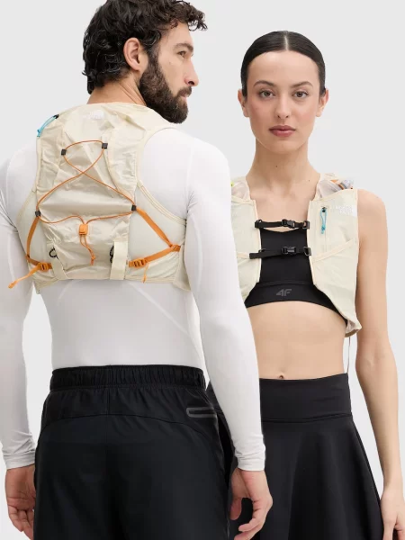 The North Face kamizelka do biegania Sunriser beżowa