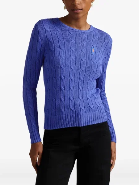 Căciulă Polo Ralph Lauren cu broderie tricotate de costum albastru