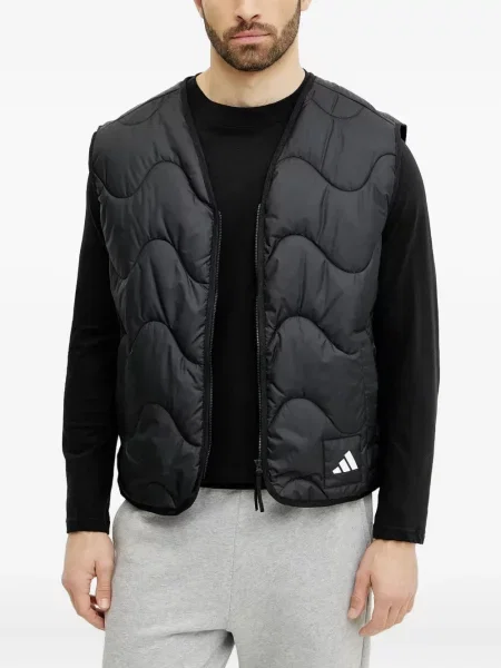 Trening Adidas alergare cu glugă cu broderie gri