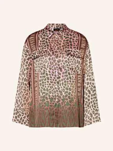 Miss Goodlife Koszula Z Satyny braun zielona