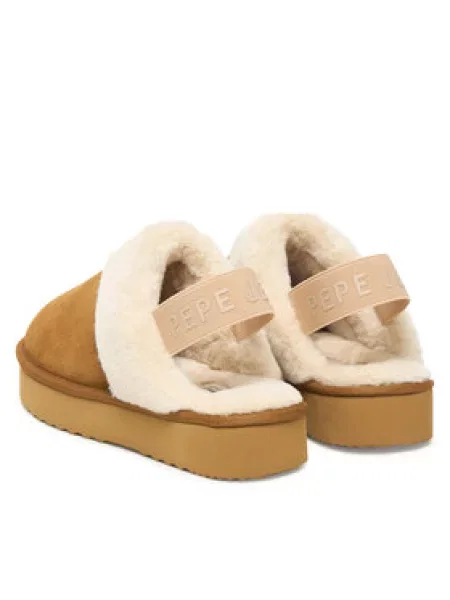 Naminės šlepetės Pepe Jeans Dissy Tape W ruda