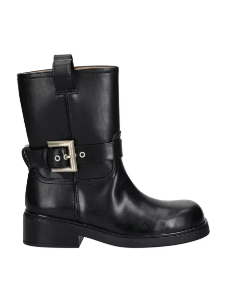 Botki Armani Exchange skórzane czarne