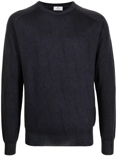 Pulover Etro tricotate albastru