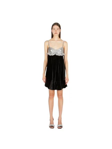 Sukienka mini Paco Rabanne czarna