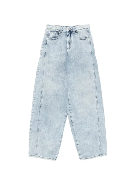 Blugi Emporio Armani cu autograf albastru