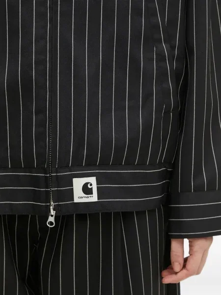 Geacă Carhartt Wip cu dungi negru