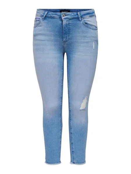 ONLY Carmakoma Jeans Willy denim albastru