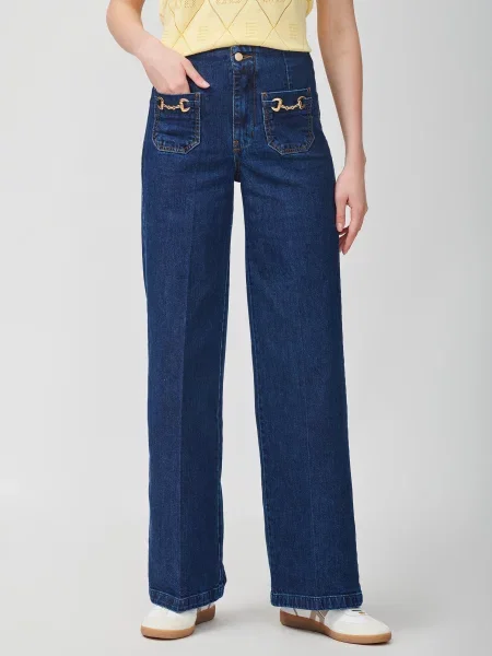 Джинси Barbara Alvisi сині