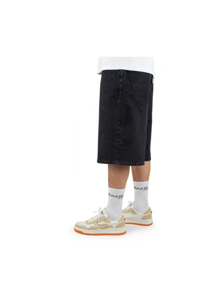 Pantaloni scurți din denim Homeboy negru