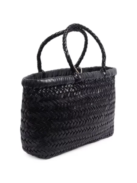Geantă shopper Dragon Diffusion din piele negru
