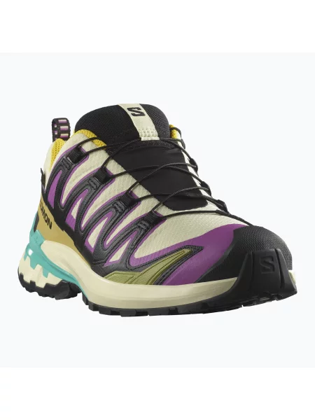 Кросівки для бігу Salomon XA PRO 3D V9 GTX transparent yellow/black/waterfall чорні