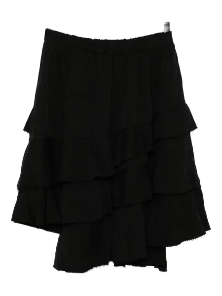 Fustă Black Comme Des Garçons cu volane negru