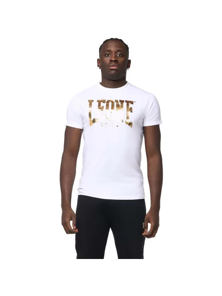 Scurt tricou Leone 1947 cu mâneci scurte alb