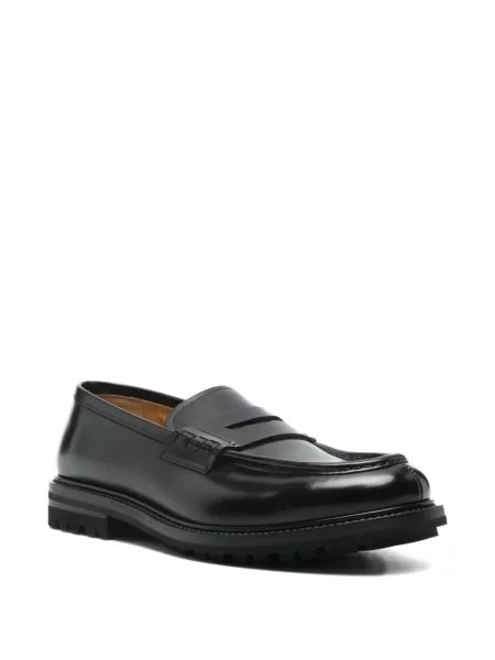 Pantofi loafer Henderson Baracco din piele negru