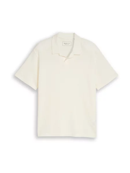 TOM TAILOR DENIM Tričko přírodní bílá