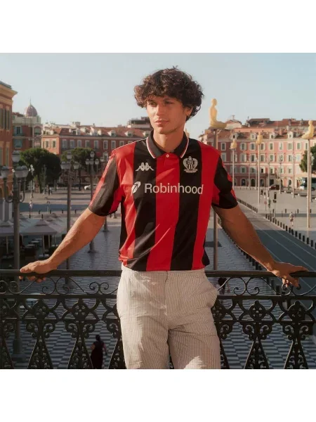 Koszulka domowa OGC Nice czerwona