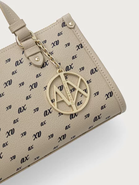 Кожаная сумка через плечо Armani Exchange