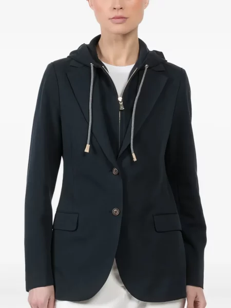 Kurtka Eleventy z kapturem niebieska