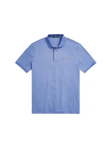 Koszulka polo Polo Ralph Lauren z logo niebieska
