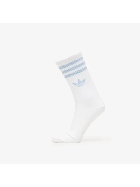 Pruhované ponožky Adidas Originals biela