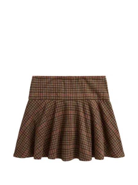 Spódnica dziecięca Polo Ralph Lauren brązowa