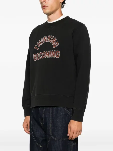 Hanorac Sacai cu imagine negru