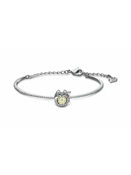 Naszyjnik Swarovski do tańca szary