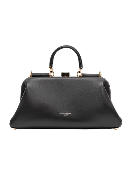 Torebka Dolce And Gabbana skórzana czarna